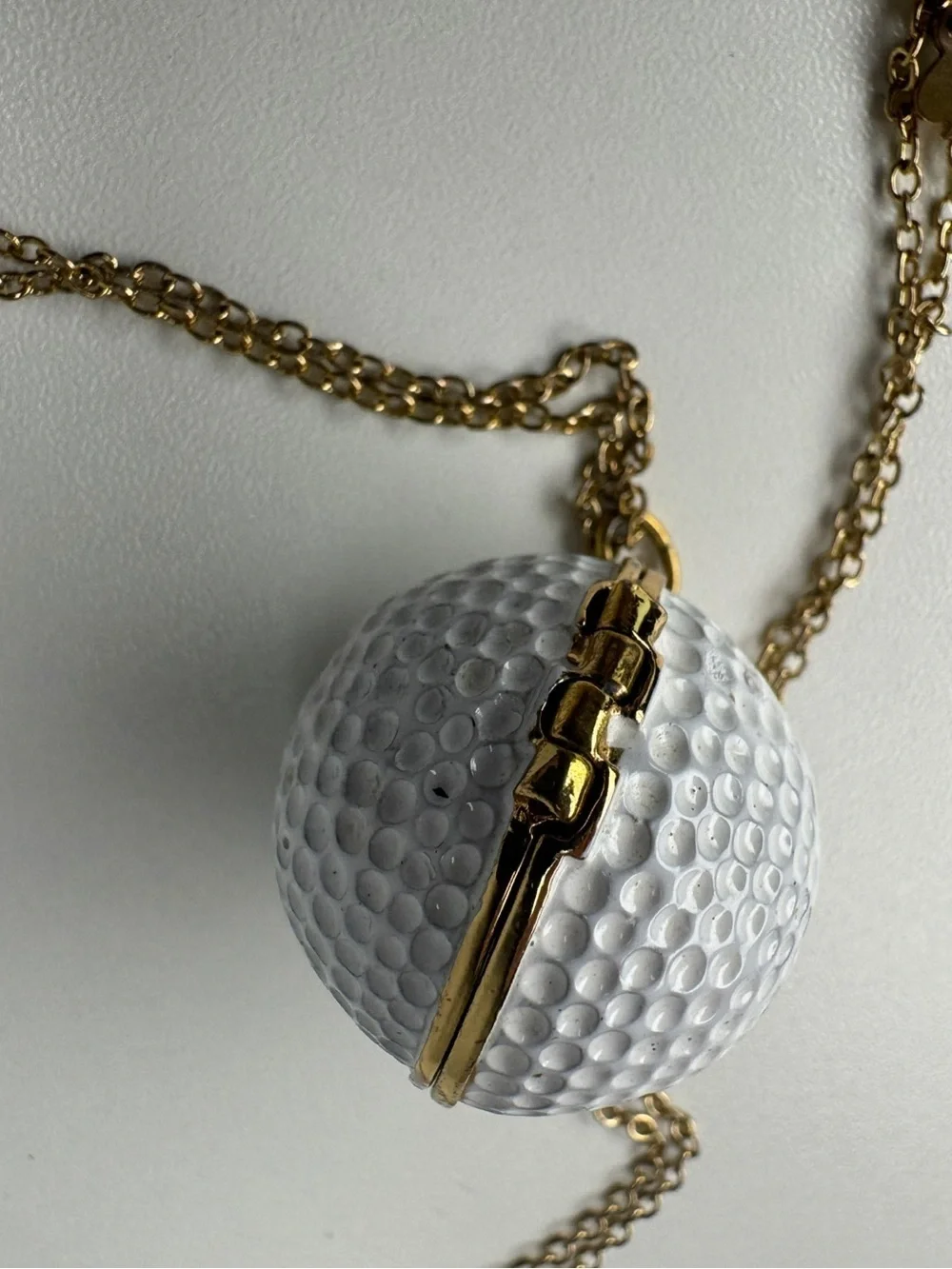 Kate Spade Golfball Golf Ball Y2K Vintage Locket Necklace